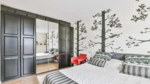 Papier peint dans une chambre
