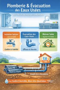 evacuation eaux usees